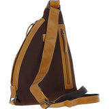 Ashwood Leather Spacious Unisex Sling Bag Mustard: P-67