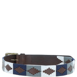 Ashwood Leather Multicolored Handmade Belt White: POF-45