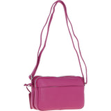 Ashwood Leather Crossbody X Shoulder Bag Berry: Sterling