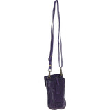 Ashwood Leather Crossbody Smart Phone Bag Purple: D-99