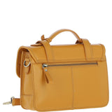 Stylish Ashwood Leather Large Satchel Bag Mustard: Y-63
