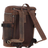 Ashwood Classic Leather Laptop Rucksack Brown: Q-45