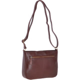 Vegetable Tanned Small Leather Shoulder Bag Chestnut : V-27