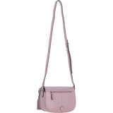 Ashwood Leather Crossbody Bag with Twist Lock Wood Rose: 64787