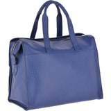 The Bridge Large  Italian Leather Large Work Bag French Blue/ruthenium : 70006 85 4Y NH