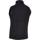 Men's Leather Sheepskin Gilet Black: KE YELEK 1