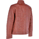 Trapper Leather Jacket Wine : Massimo