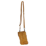 Ashwood Leather Crossbody Smart Phone Bag Yellow: D-99
