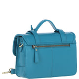 Stylish Ashwood Leather Large Satchel Bag Turquise: Y-63