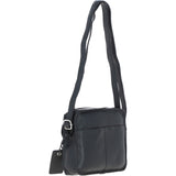 Ashwood Leather Ladies Crossbody Bag Black: Glasgow