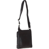 Ashwood Leather & Harris Tweed® Cloth Crossbody Bag Brown/Green: TW-24-09-BG