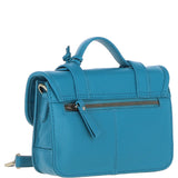 Stylish Ashwood Leather Medium Satchel Bag Turquise: Y-62