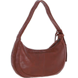 Stylish Ashwood Leather Curved Shoulder Bag Tan: GV-64288