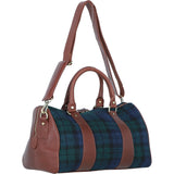 Ashwood Leather & Harris Tweed® Cloth Doctor Holdall Tan/Watch: TW-46-04-TW
