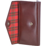 Vegetable Tanned Note, Coin & 8 Card Envelope Purse Chestnut : V-63