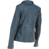 Womens Leather Jacket Grey: AWL-529