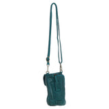 Ashwood Leather Crossbody Smart Phone Bag Teal: D-99