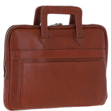 Ashwood Leather Mens Laptop Handle Bag Tan: PL-45