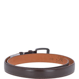 Mens Leather Chino Belt Brown: AB-32