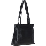 Elegant Ashwood Leather Shoulder Bag Black: Alice