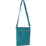 Ashwood Leather Smart Tab Cross Body Bag Deep Lake: 63621/Tab