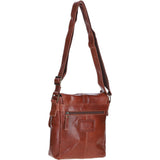 Elegant Leather Messenger Bag with Adjustable Strap Bridge: TL-003
