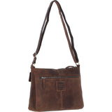 Vintage Ashwood Leather Handbag Mud/brown: Bewdley