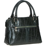 Croc Finish Leather Tote Bag Green/croc: 19-157