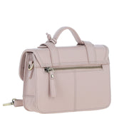 Stylish Ashwood Leather Medium Satchel Bag Beige: Y-62