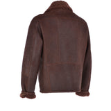 Sheepskin Leather Flying  Jacket  Brown: KE 5037