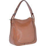 The Bridge Full Grain Italian Leather Hobo Bag Havana Gold - 040735 1P 2C NH