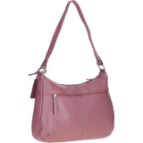 Premium Leather Shoulder Bag Dungannon: Cameo Rose