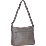 Ashwood Ladies Leather Shoulder Bag Taupe: AJ1