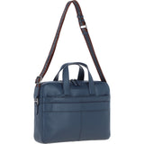 Brampton Leather Men's Messenger Bag Navy: 64273