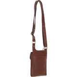 Ashwood Leather & Tweed elegance Crossbody Bag Tan/Green Check: TW-20-010-TGNH