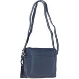 Ashwood Leather Ladies Crossbody Bag Navy: Glasgow