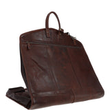 Michigan Leather Suit Carrier Tempo Brown: 8145
