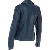 Ashwood Leather Women's Two Button Navy Blazer: 10157