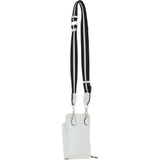Ashwood Leather Luxury Crossbody Phone Bag Design-X White: X-31