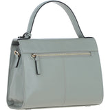 Elegant Ashwood Leather Handbag with Detachable Crossbody Strap Sage: 64731