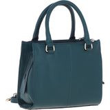 Ashwood Three Section Leather Tote Shoulder Bag Green: Z-73