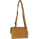 Ashwood Leather Shoulder x Crossbody Bag Mustard: P-65