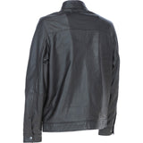 Ashwood Leather Mandarin Collar Zip-Up Men's Jacket Brown: AMJ-10