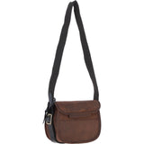 Heritage Handcrafted 100 Capacity Leather Cartridge Bag Oily Brown : Madox