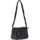 Ashwood Leather Elegant Women's Buckle Shoulder Bag Black: S-32