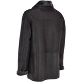 Luxury 4 Button Single Breasted  Sheepskin Coat Brown: KE-223