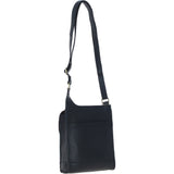 Ashwood Leather & Harris Tweed® Cloth Crossbody Bag Navy/Pink: TW-24-06-NP
