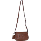 Ashwood Leather Crossbody Bag 2 Tone Tan: 64434