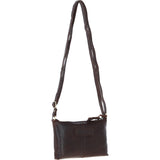 Ashwood Genuine Leather Crossbody Bag Brandy: G-15