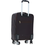 Premium Leather Trolley Suitcase Brown: pl-52